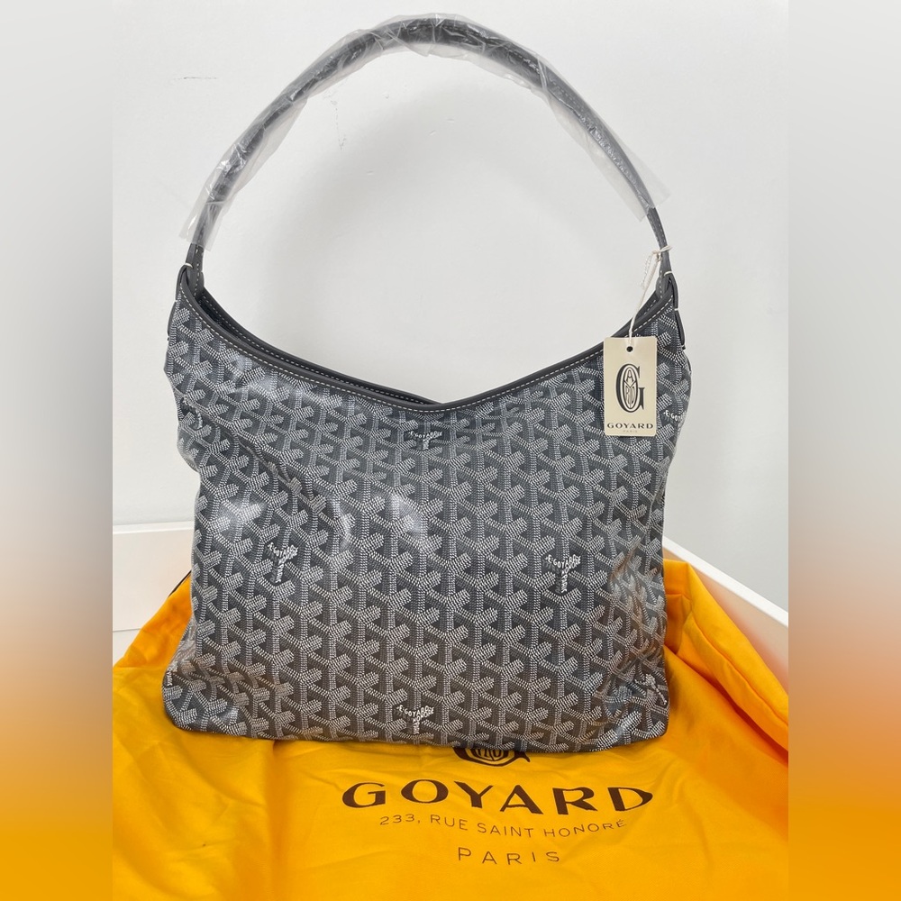 Goyard Gray HOBO Shoulder Bag